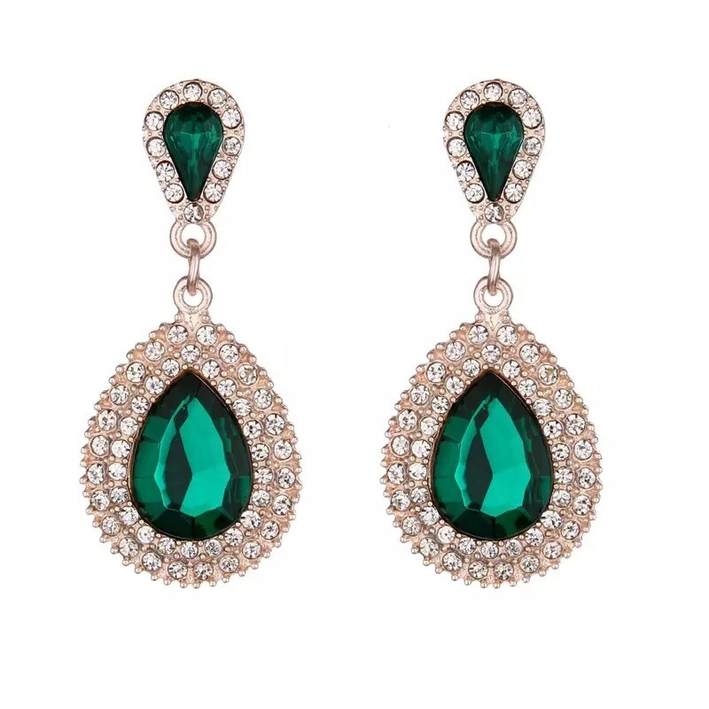 Earrings Green