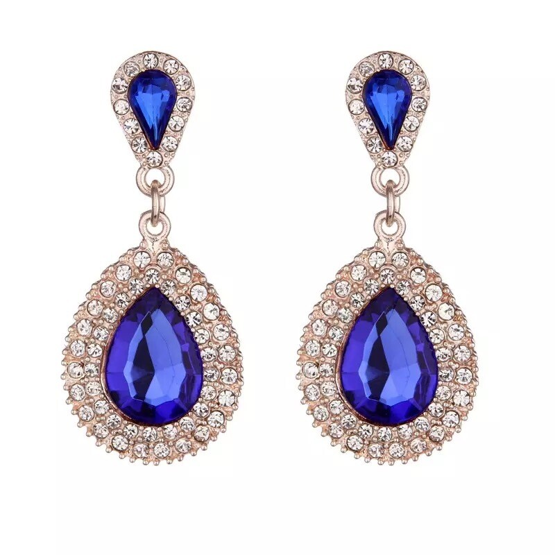 Earrings Blue