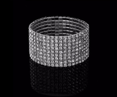 Bracelet Silver 9 rows