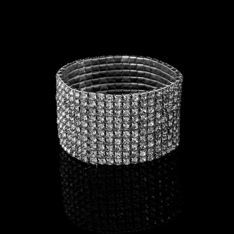 Bracelet Silver 10 rows