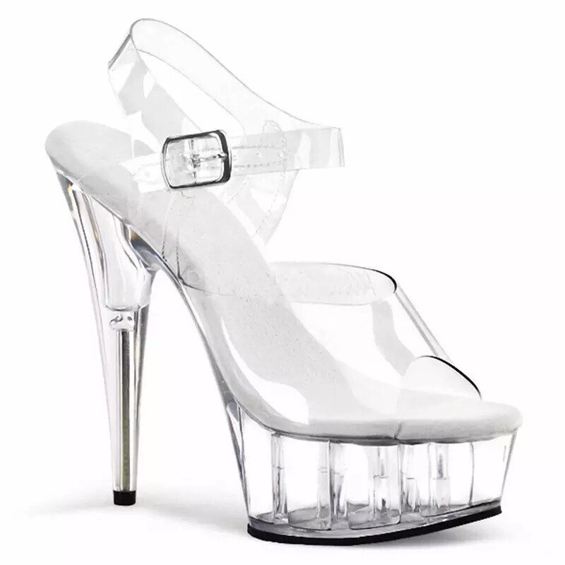 Transparent heels (15cm heel)
