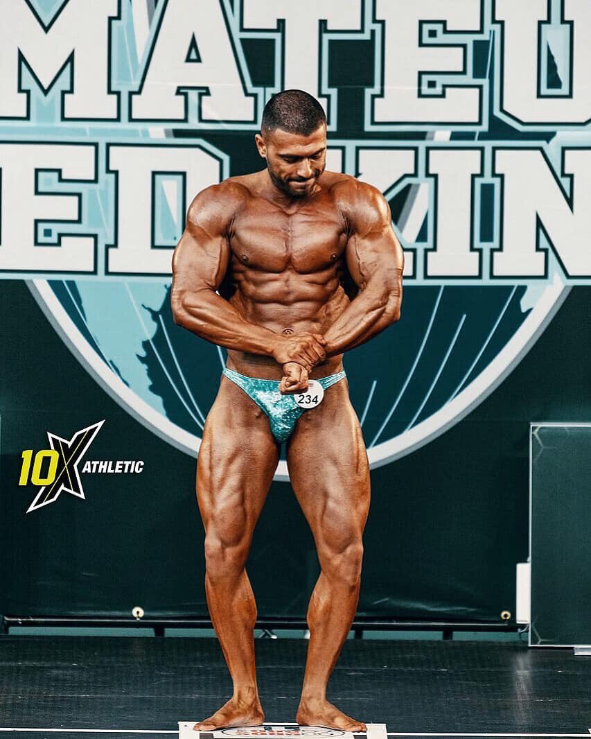 Turquoise Shiny Trunks