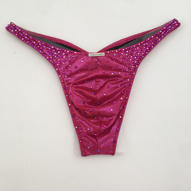 Red Pink Trunks With Stones
