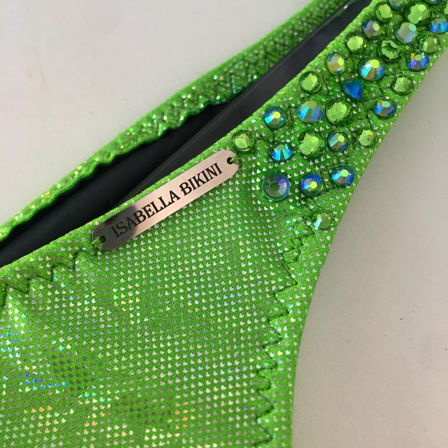 Light Green Trunks With Stones