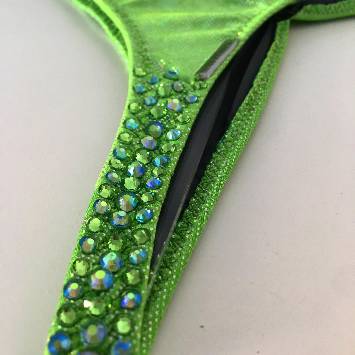 Light Green Trunks With Stones