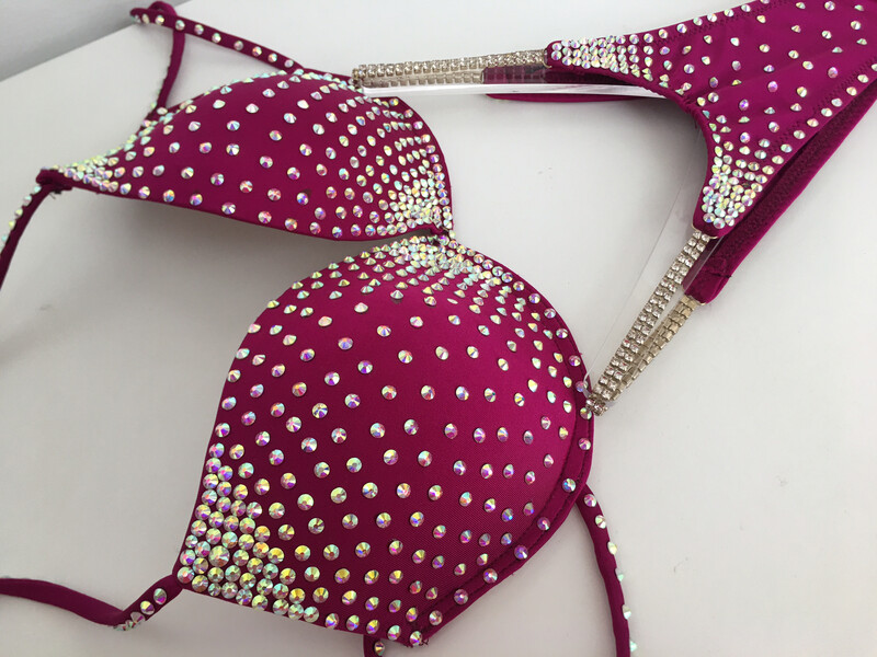 Shiny Drops Dark Fuchsia