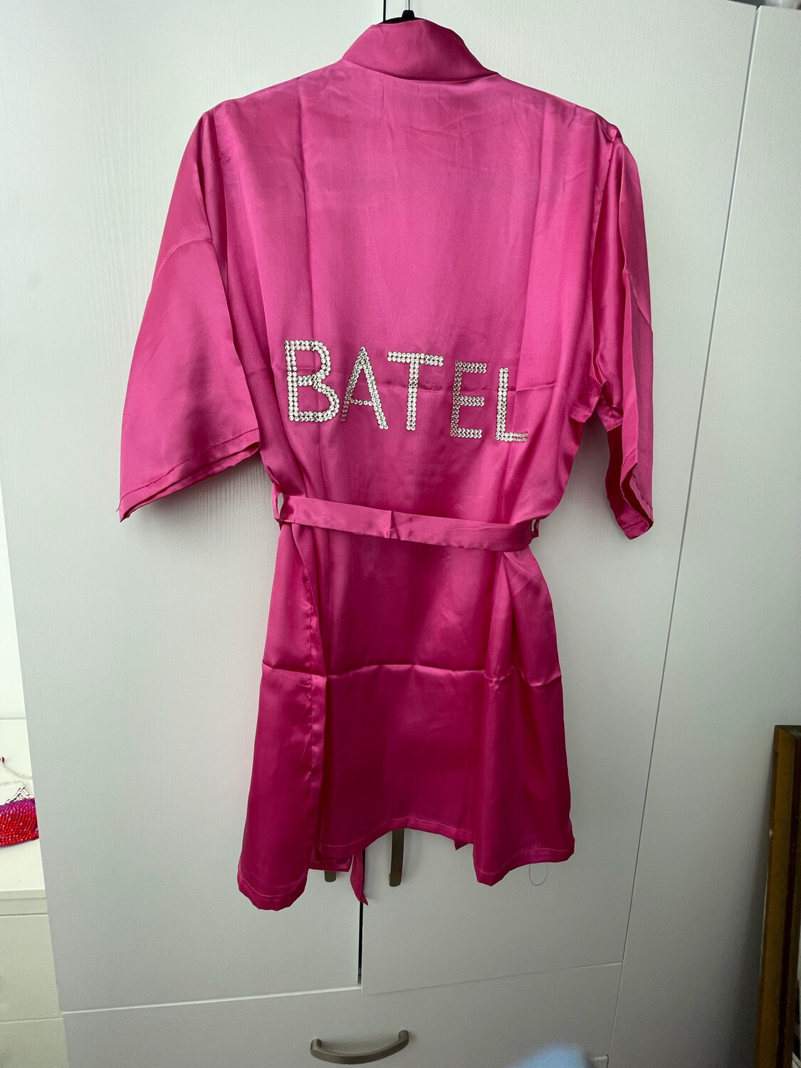 Crystal silk robe