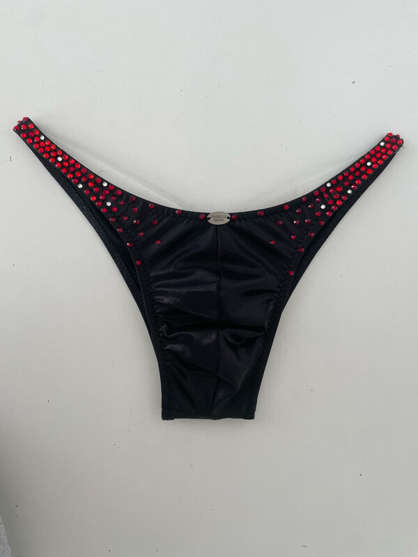 Black Trunks with red stones