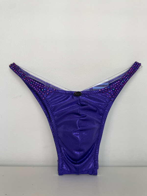 Dark purple Trunks with stones