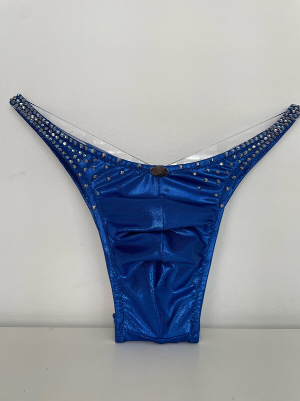 Blue Trunks with silver stones 
