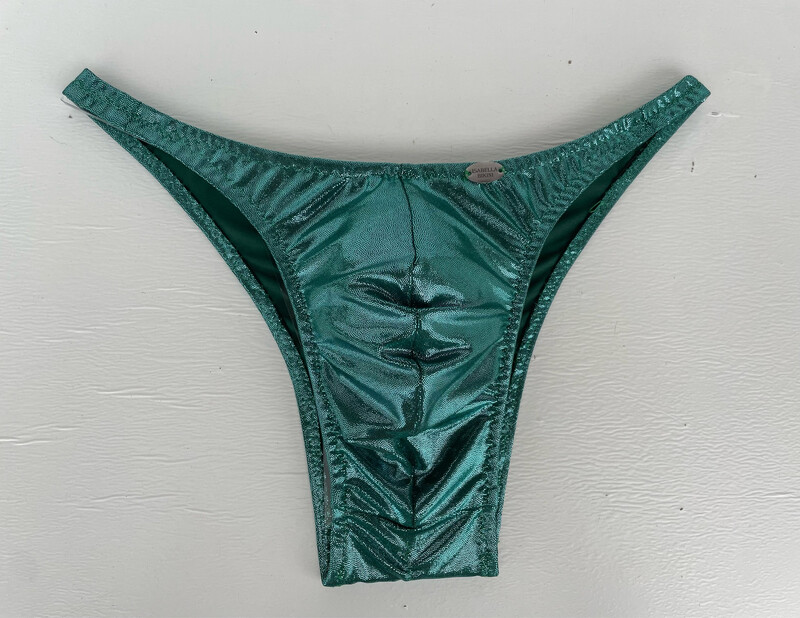 Green metallic Trunks