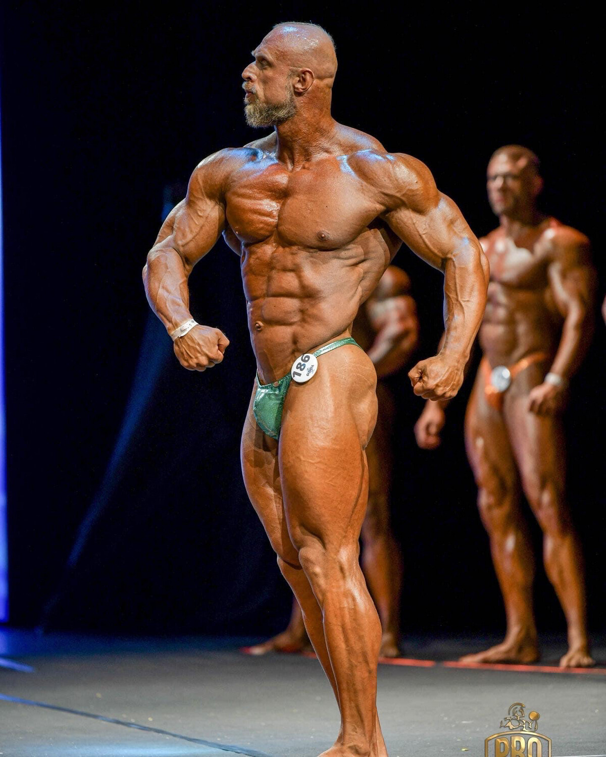 Green metallic Trunks