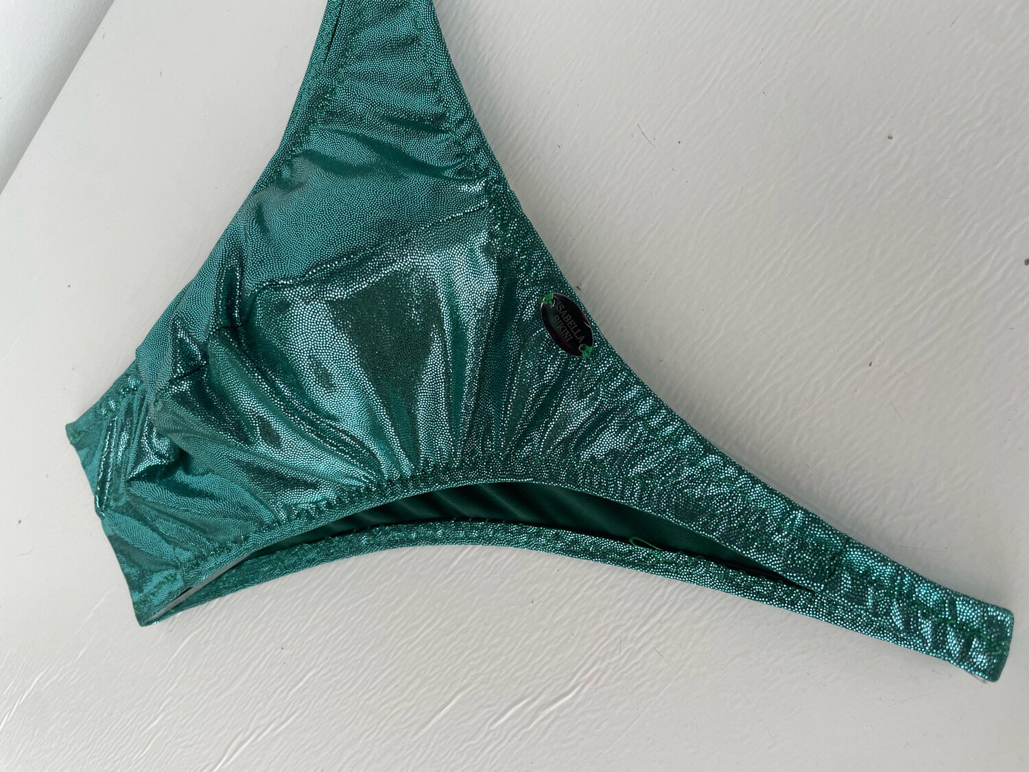 Green metallic Trunks
