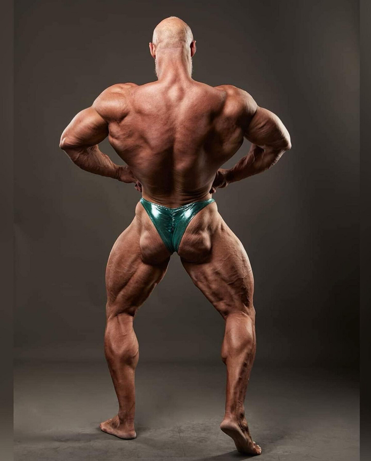 Green metallic Trunks