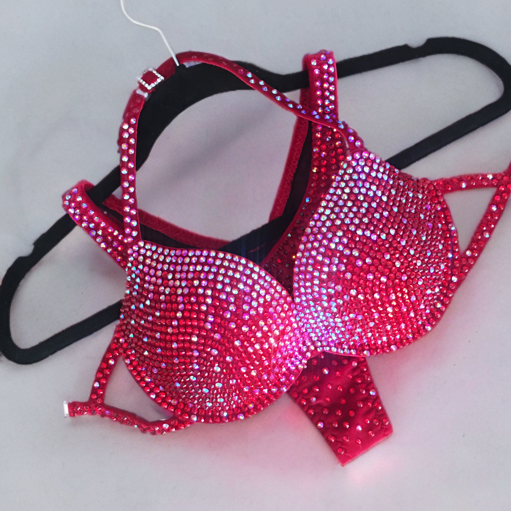Red Sparkle Rain