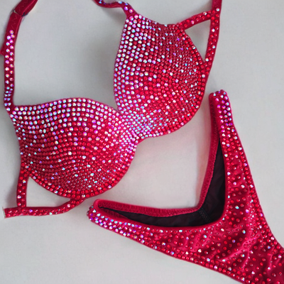 Red Sparkle Rain