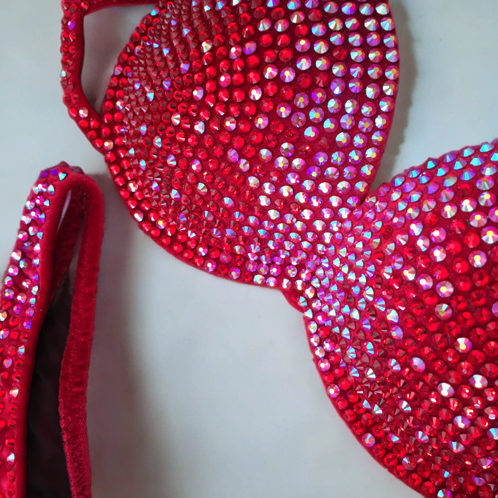Red Sparkle Rain