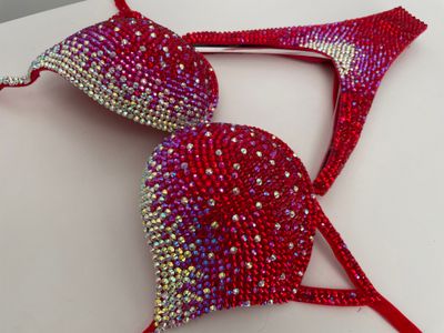 Red Sparkle Rain