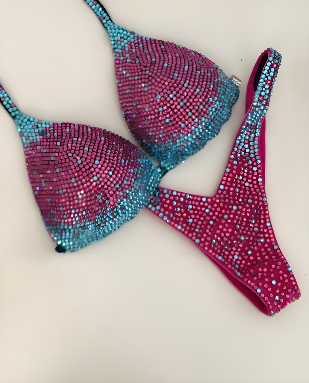 Pink &amp; Turquoise Ombre 