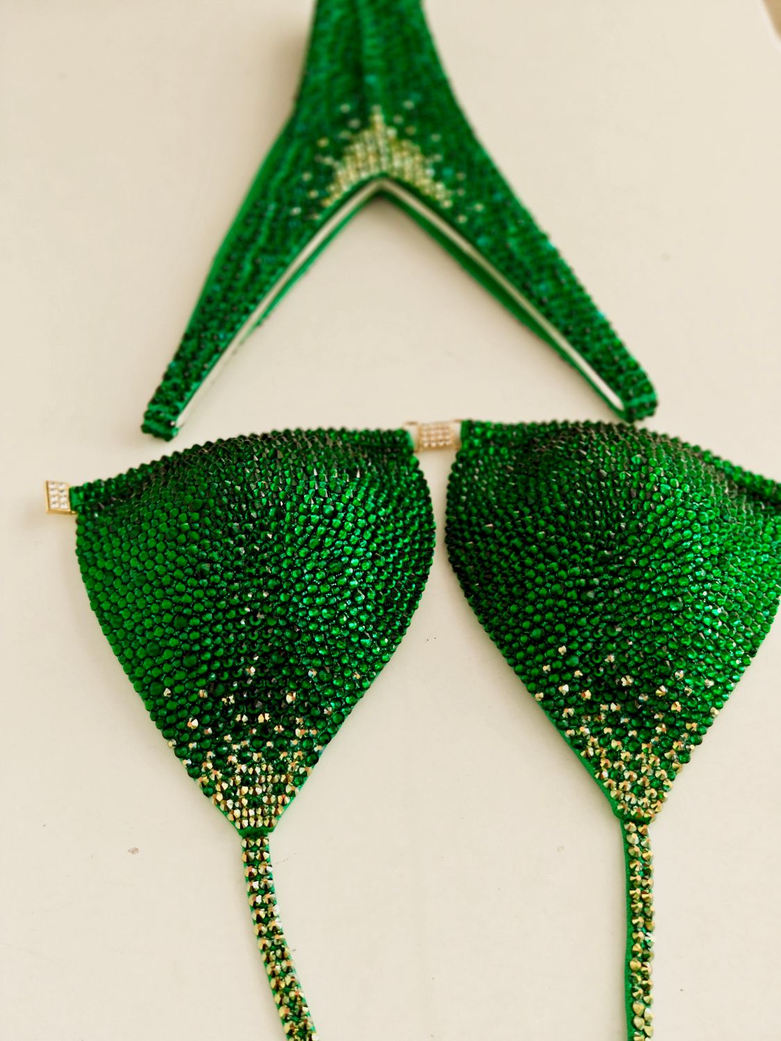 Green And Gold Ombre