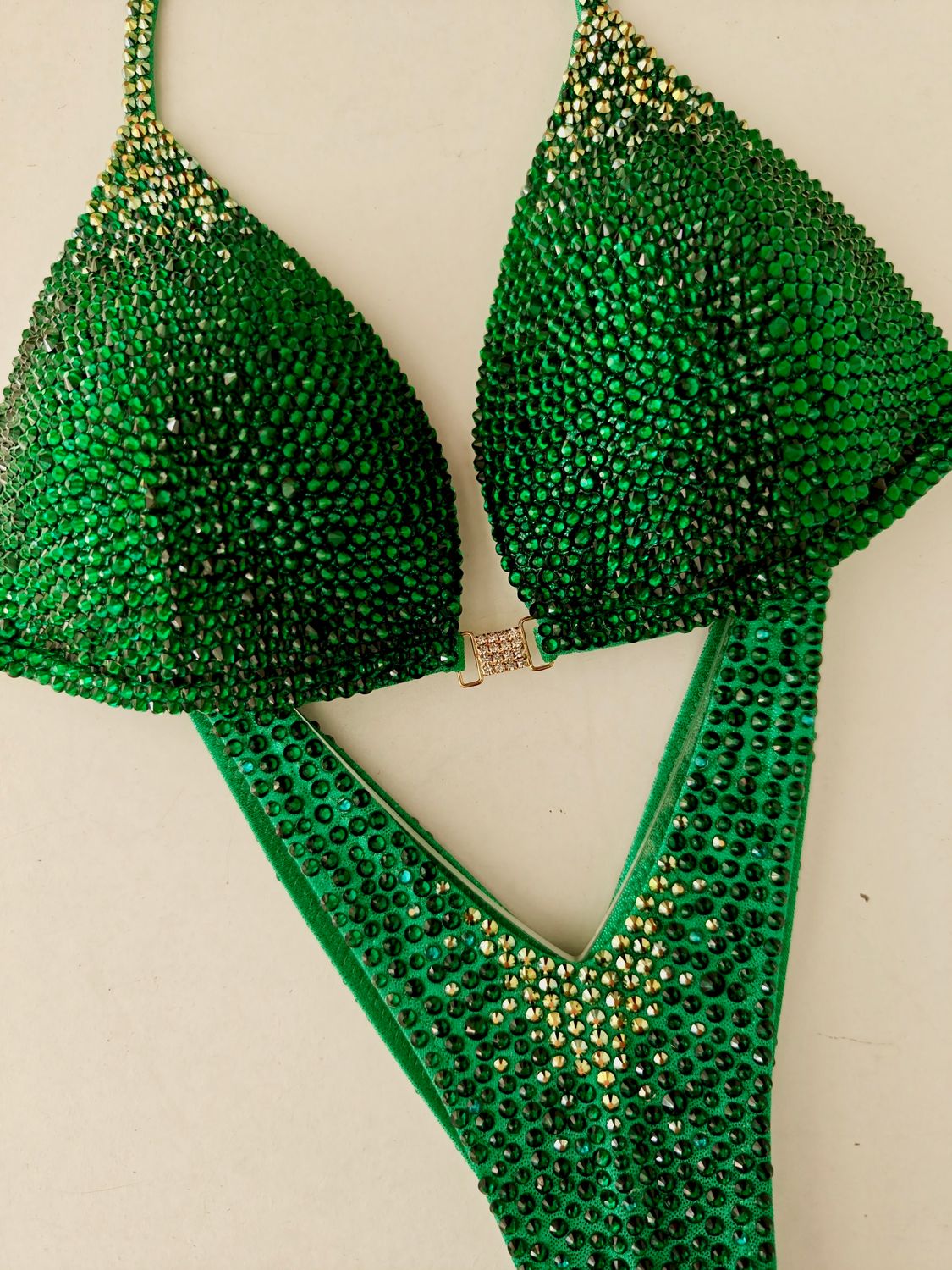 Green And Gold Ombre