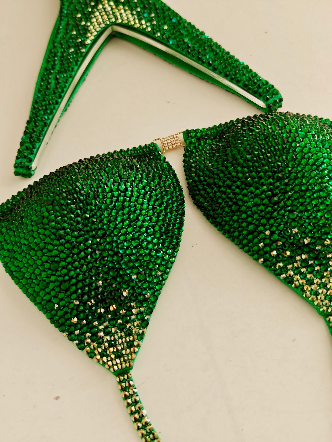 Green And Gold Ombre