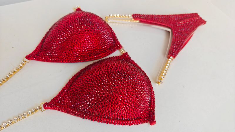 Red Bubble With Gold