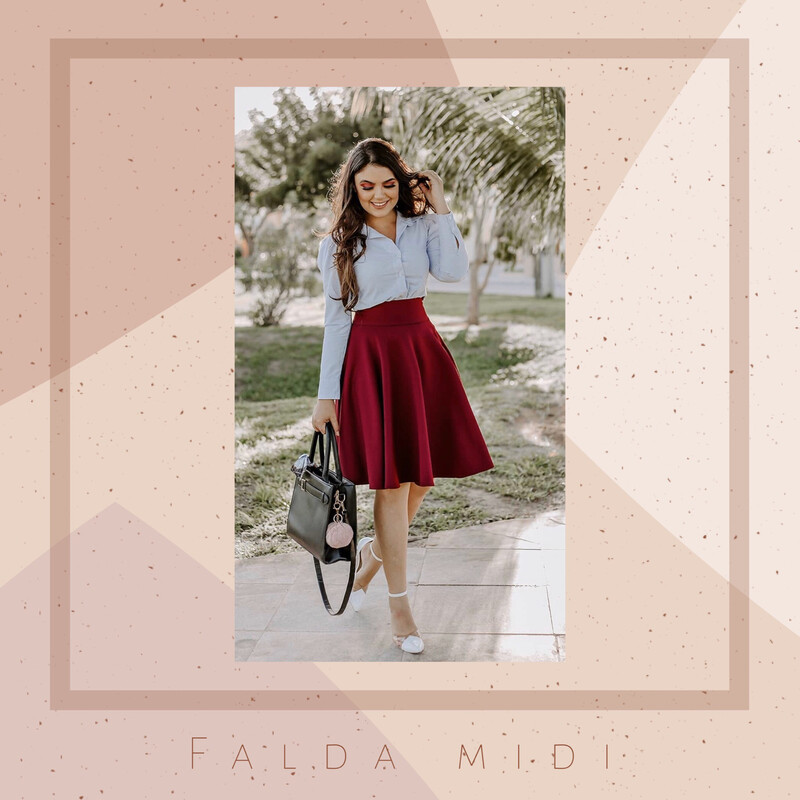 Falda Midi