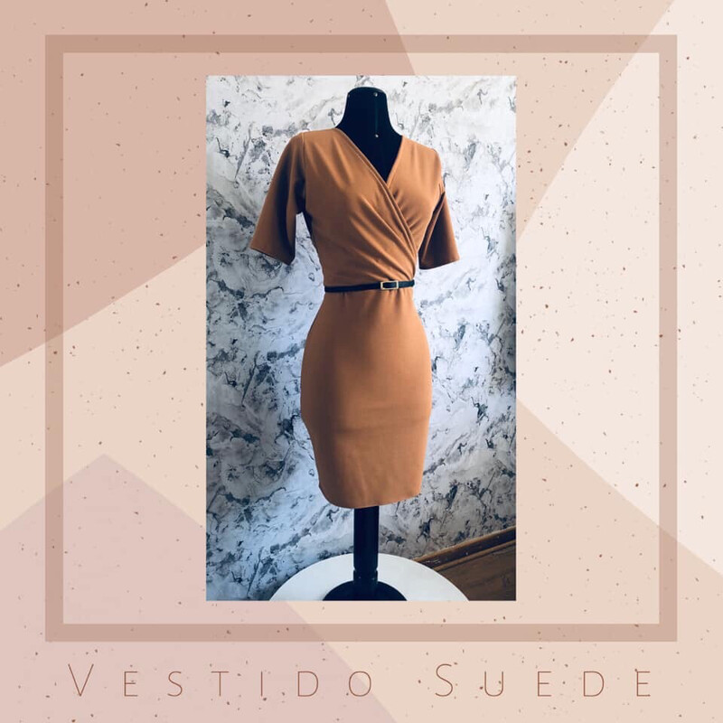 Vestido Suede