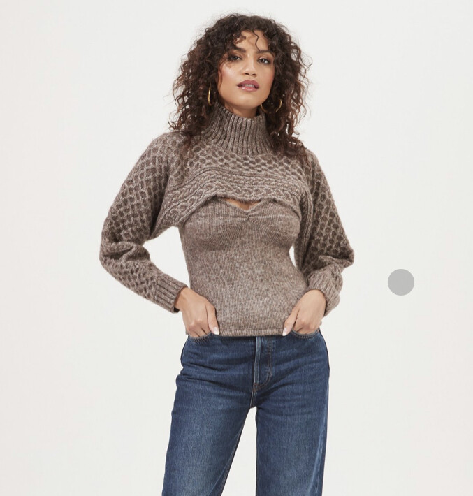 Imani Turtleneck Sweater Set