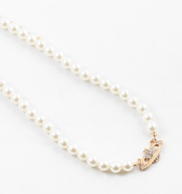 Pearl Saturn Necklace