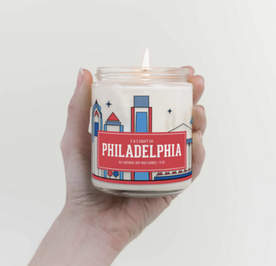 Philadelphia Skyline Candle