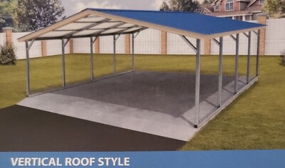 Vertical Style Metal Carports by Eagle Carports