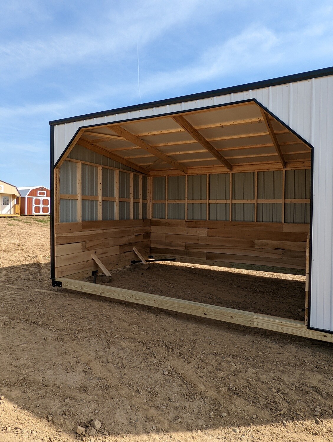 8' X 16' Horse Run-In Structures - Home - Farm Equipment, Steel Buildings,  Fixtures, Tools, Saunas, & More