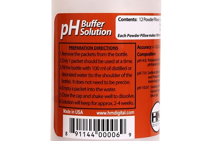 HM Digital pH Buffer Powder Solution