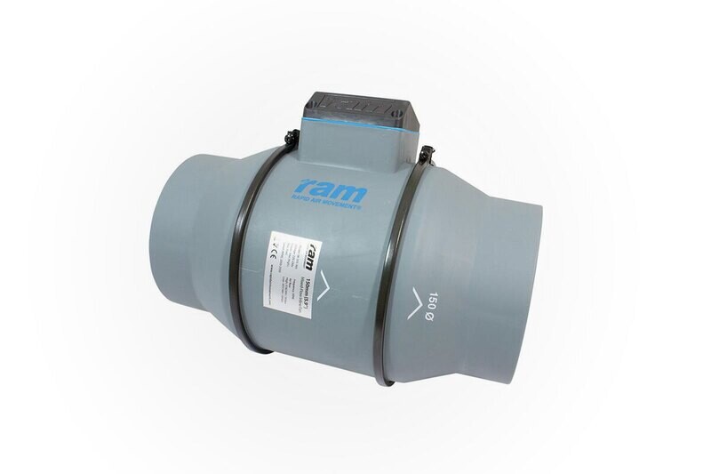 Ram Mixed-Flow Inline Fan 150mm (517m3/hr)