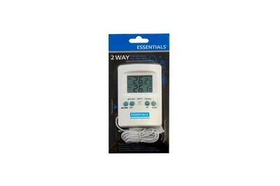 Essentials Digital 2 Way Thermometer/Min Max Meter