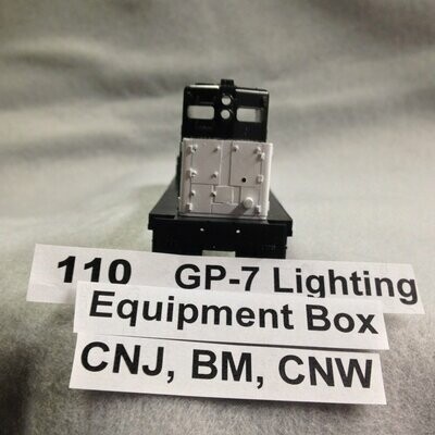GP-7 Lighting Equipment Box CNJ, BM & CNW