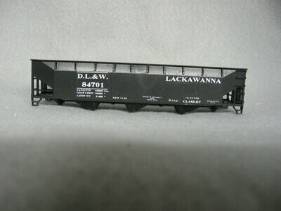 Lackawanna TRIPLE Offset coal hopper (STEWART/BOWSER/MDC) will do 2 cars