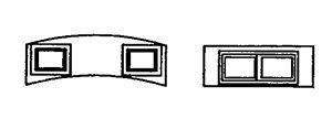 Caboose Cupola 1 set