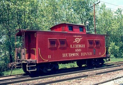 Lehigh Hudson Ry HO YELLOW Caboose DECALS