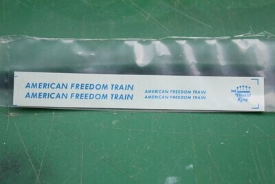 American Freedom Train decal set