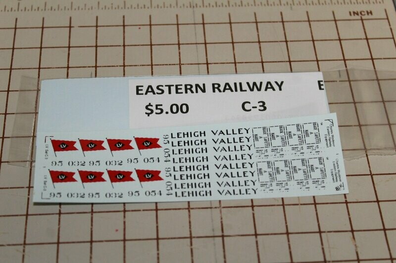 Lehigh Valley Caboose White