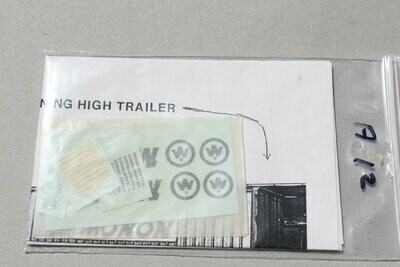 MONON 40' 8' High Trailer Decal set