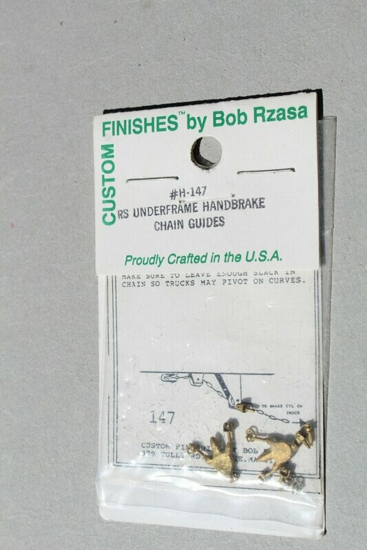 Custom Finishing/Finishes 147 ALCO RS Under frame Handbrake Chain Guides