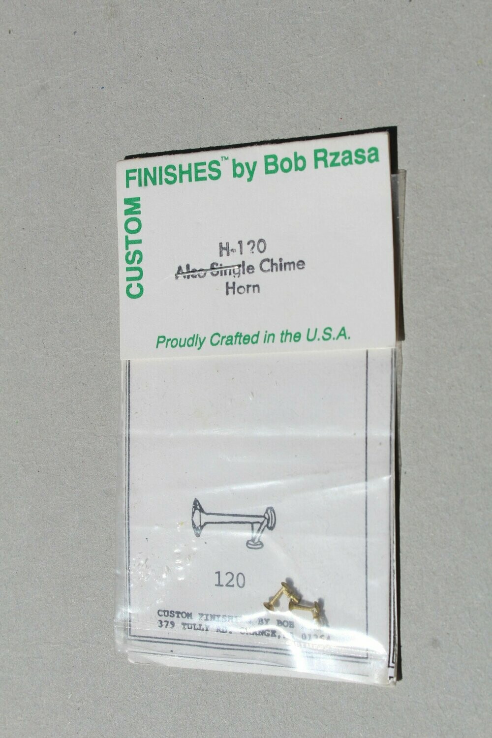 Custom Finishing/Finishes 120 Alco Single Chime Air Horn