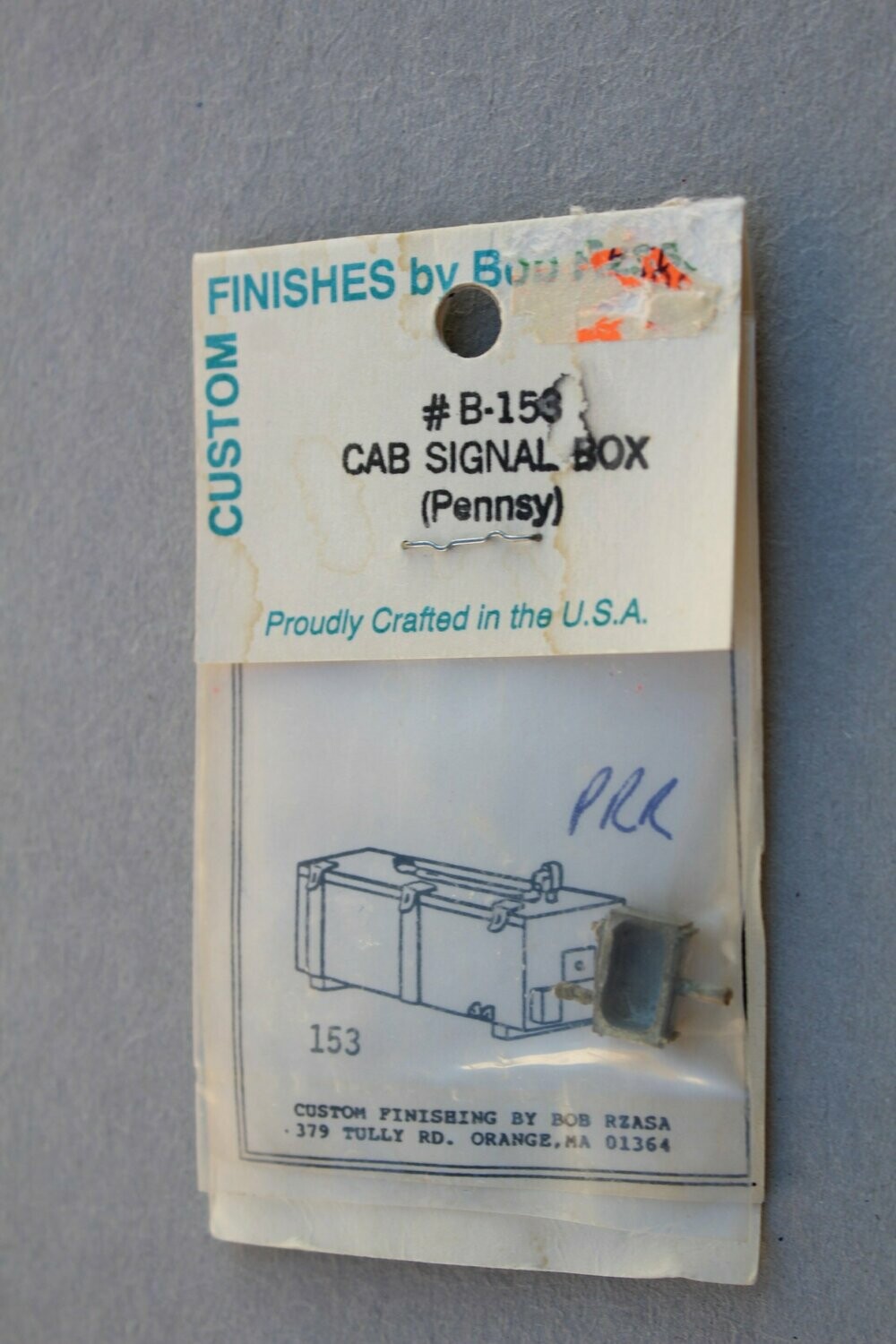 Custom Finishing/Finishes 153 Cab Signal Box PRR