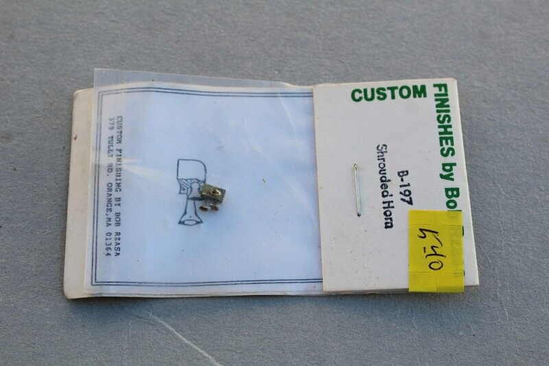 Custom Finishing/Finishes 197 Horn, Shrouded