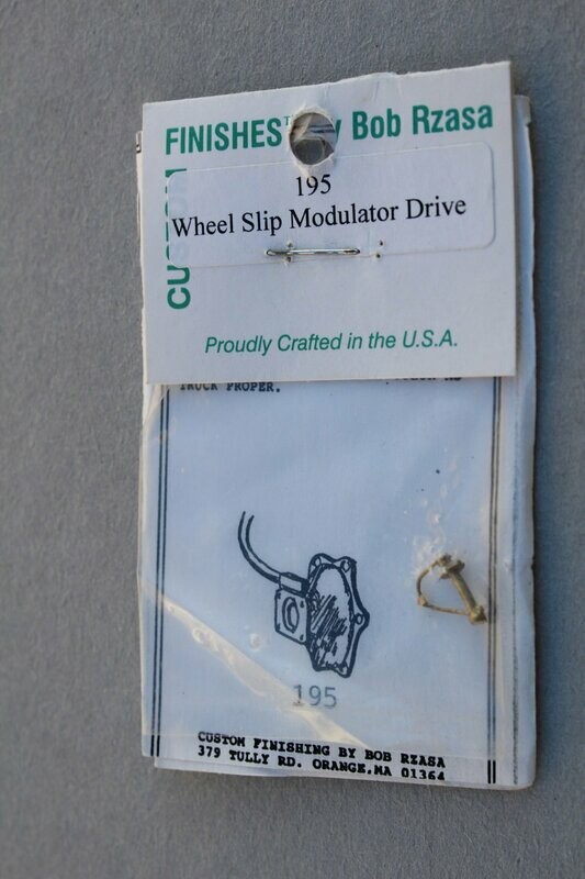 Custom Finishing/Finishes 195  Wheel Slip Modulator Drive