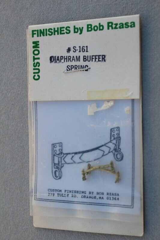 Custom Finishing/Finishes 161 Diaphram Buffer Spring